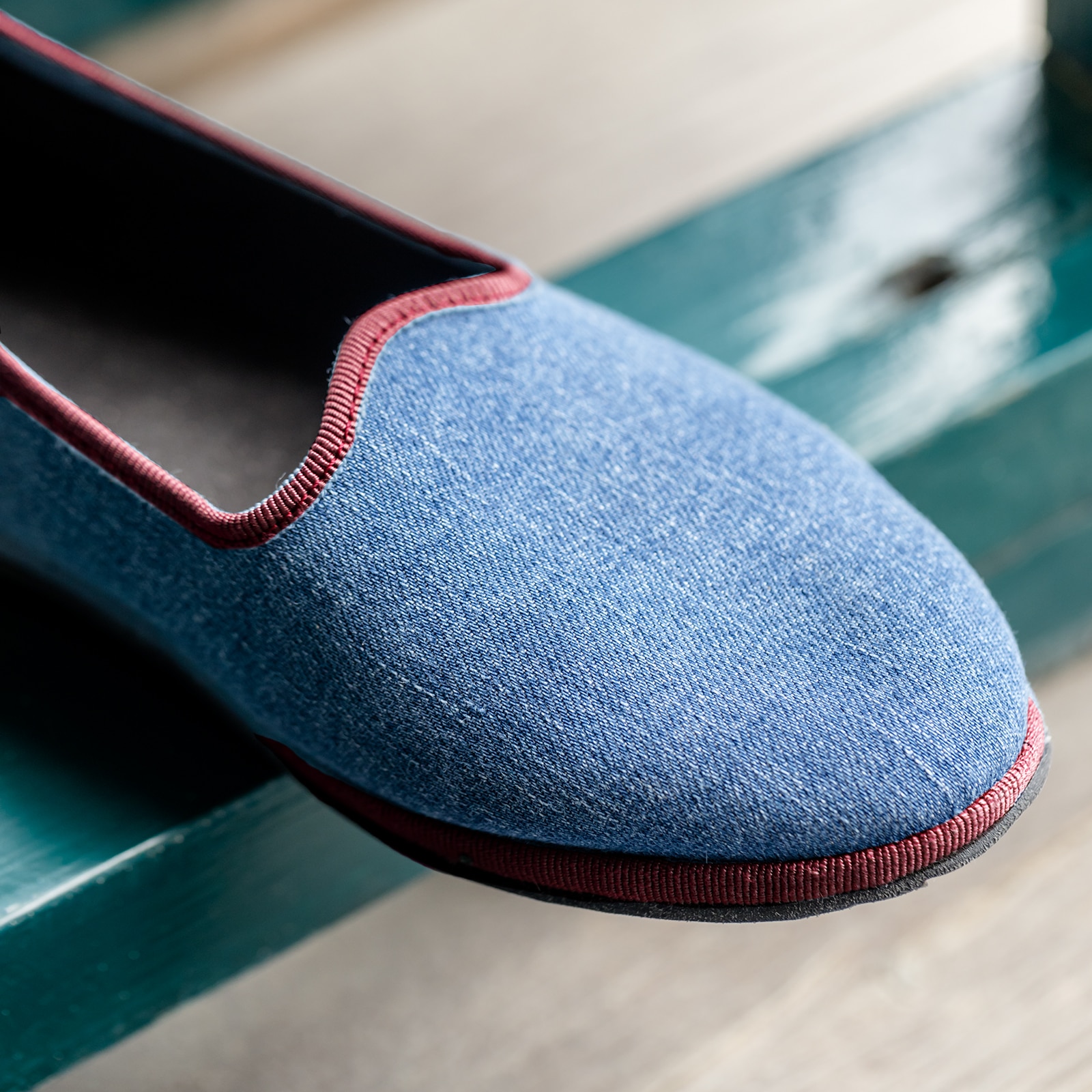 scarpe Versiliane - friulane denim - I Versiliani - abbigliamento bambini  per la nanna e il giorno