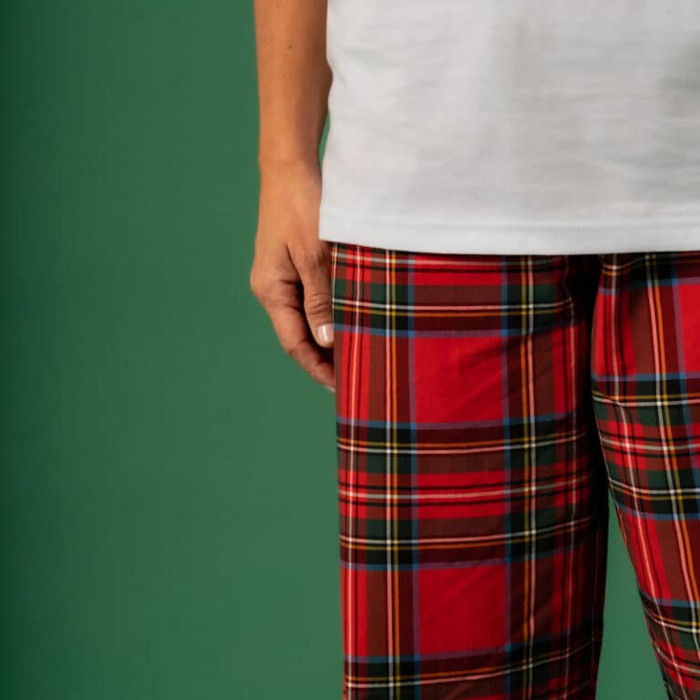 Pigiama Orizzonte cotone tartan scozzese i Versiliani