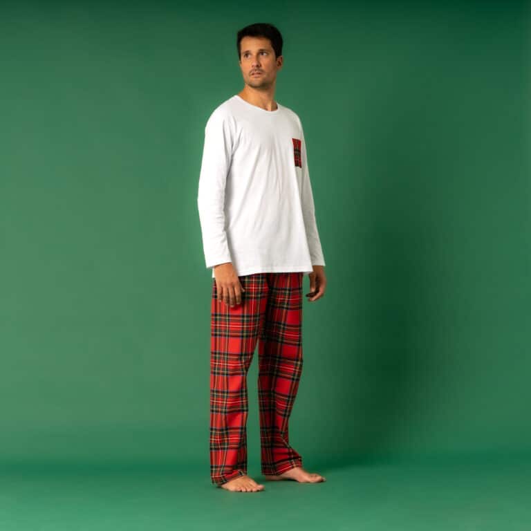Pigiama in pile scozzese Ralph Lauren | INTIMO ABBIATI