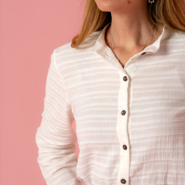 camicia marzia mussola burro I Versiliani